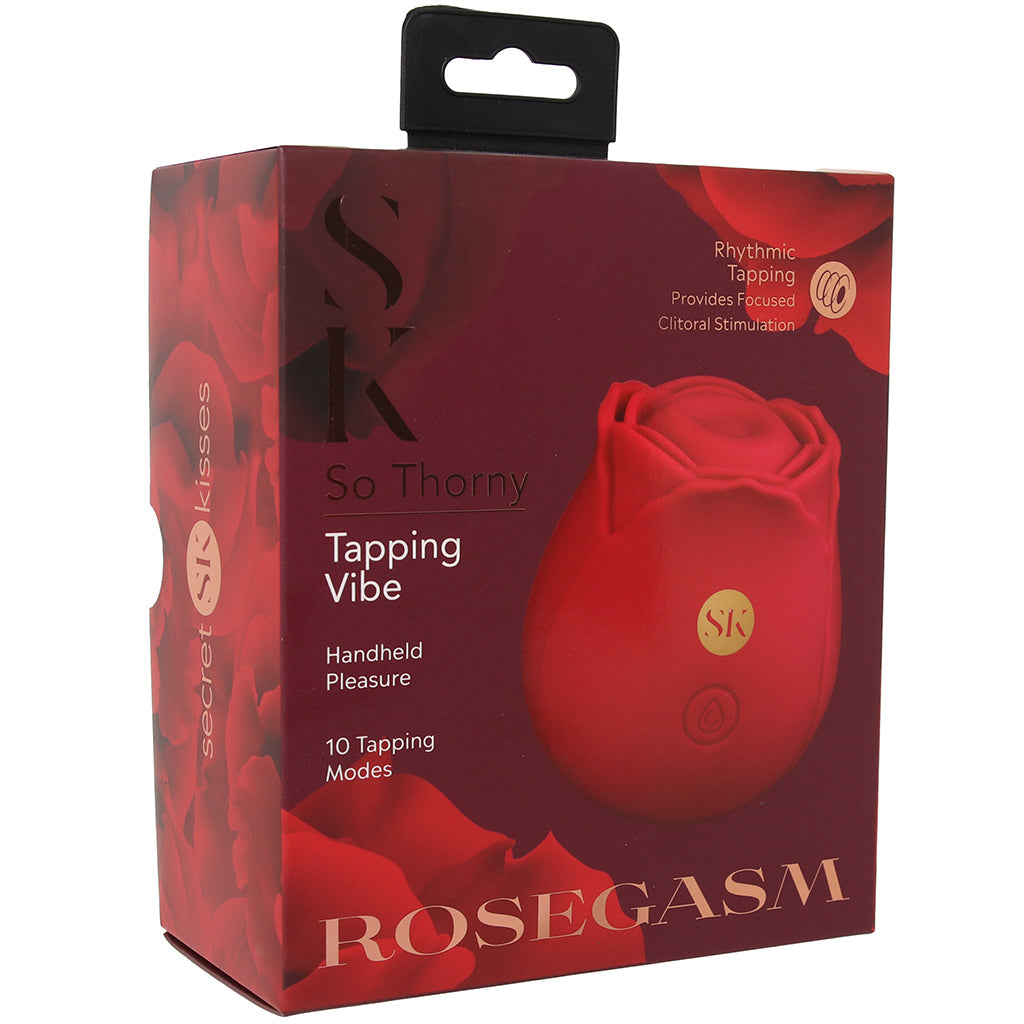 Secret Kisses Secret Kisses Rosegasm So Thorny Tapping Vibe - Vibrators - HoneyHugs Canada (View 9)