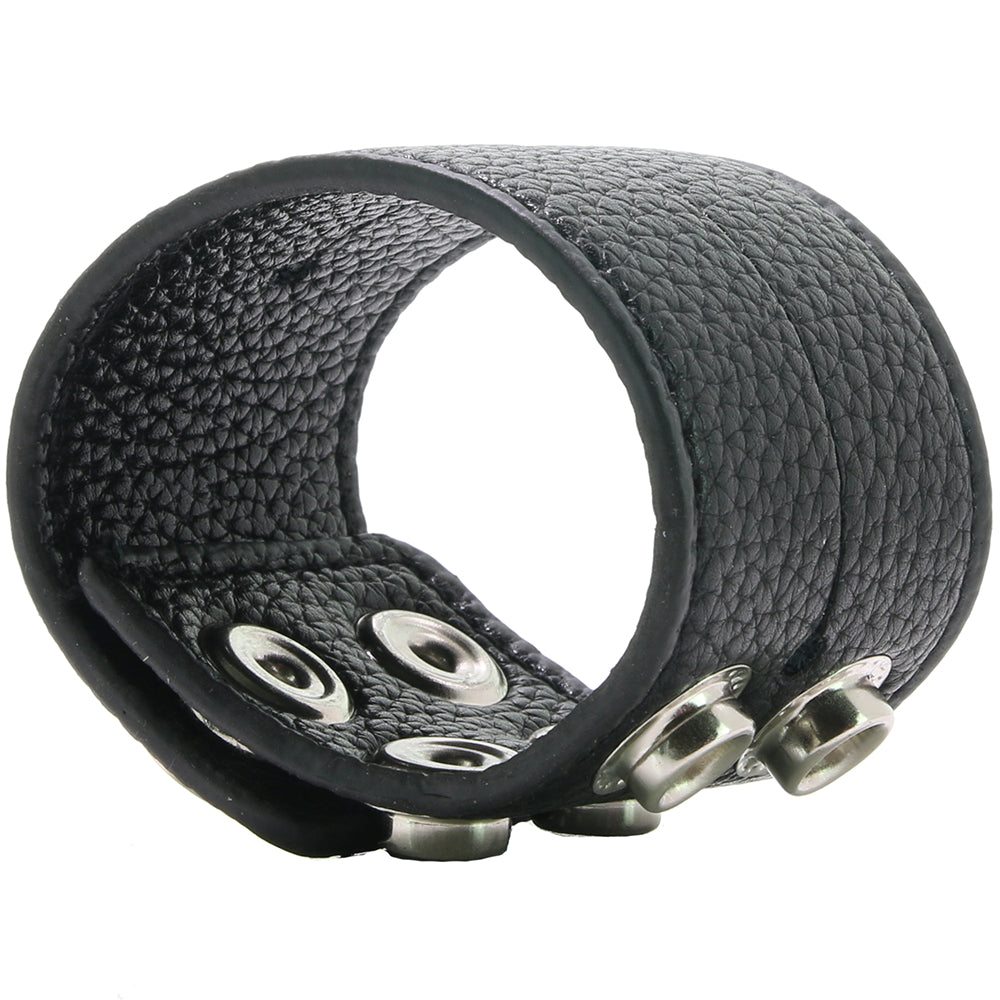 Blue Line 1.5 Inch Cock Ring with Ball Strap