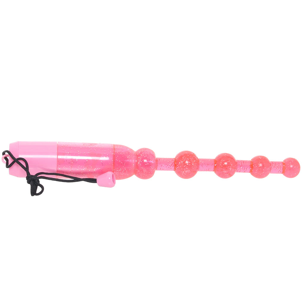 CalExotics Waterproof Vibrating Pleasure Beads in Pink - Vibrators - HoneyHugs Canada (View 3)