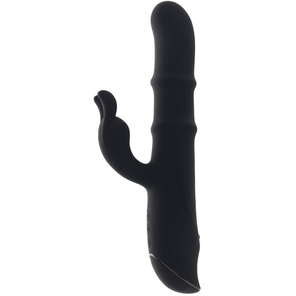 Evolved Novelties Ringmaster Sliding Rabbit Vibe in Black - Vibrators - HoneyHugs Canada (View 3)