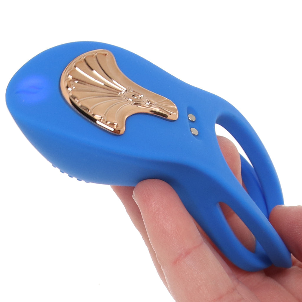Nasstoys Gold Glam Vibrating Cock Ring - Vibrators - HoneyHugs Canada (View 8)