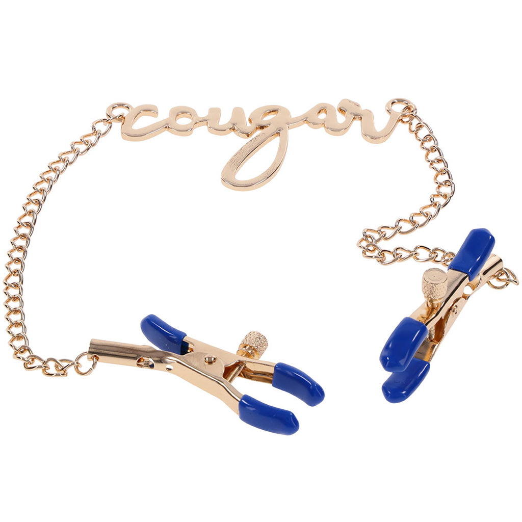 Sex & Mischief Cougar Nipple Clamps: Ignite Passion with Adjustable Precision