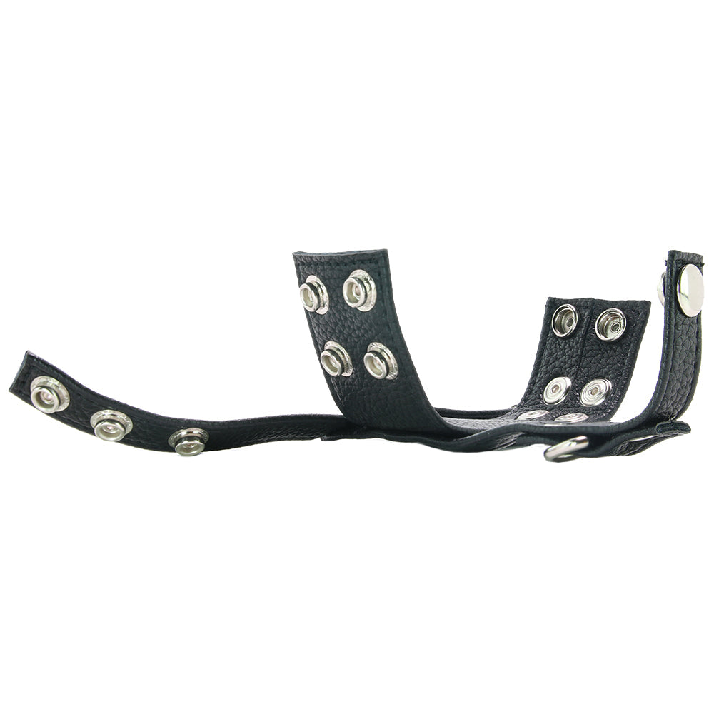 Blue Line 1.5 Inch Cock Ring, Ball Stretcher & Weight Ring