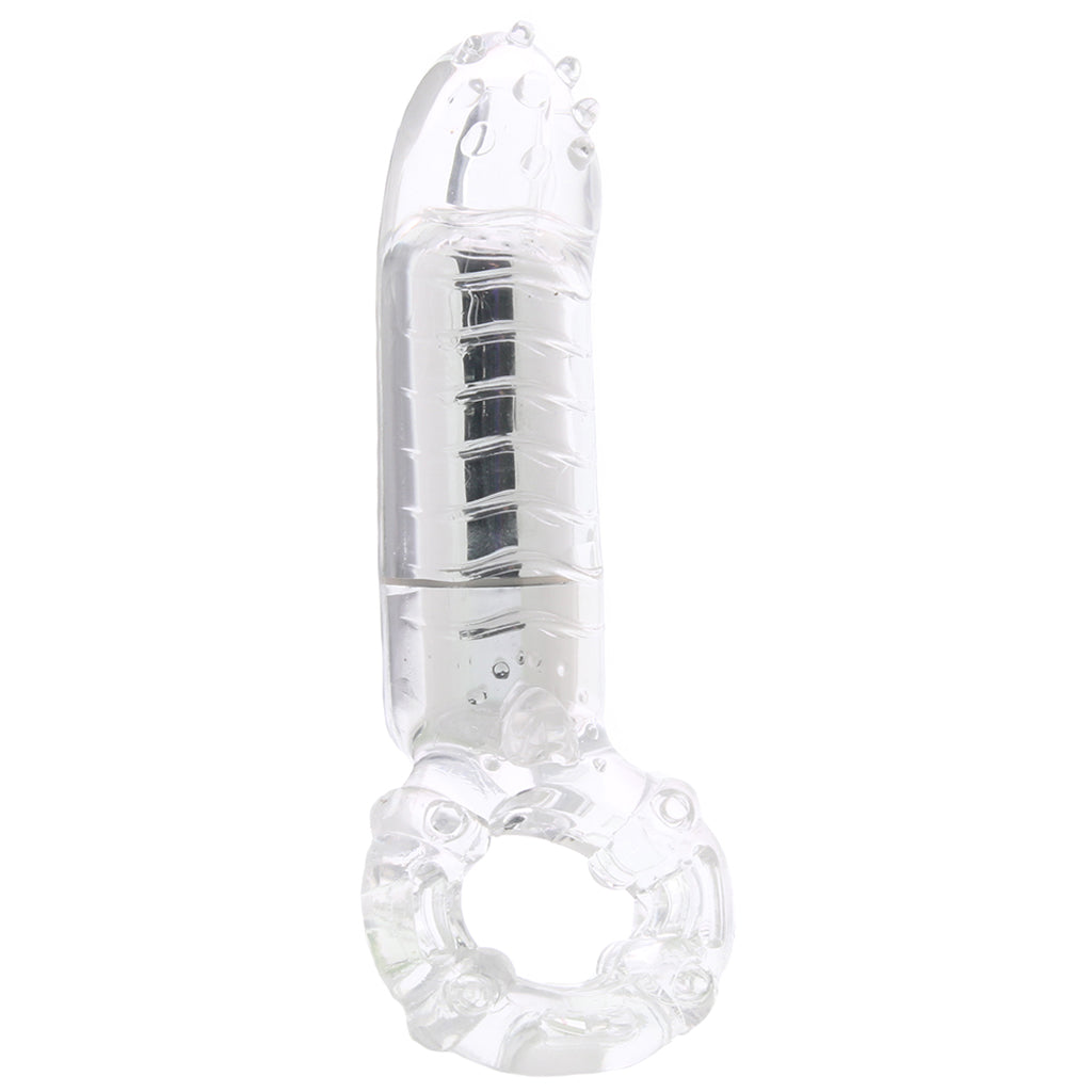 The MachO Collection MachO Clitoral Massage Vibrating Cock Ring in Clear - Vibrators - HoneyHugs Canada
