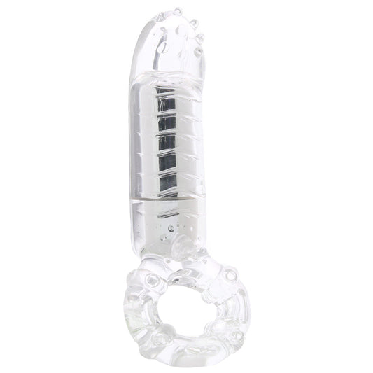 The MachO Collection MachO Clitoral Massage Vibrating Cock Ring in Clear - Vibrators - HoneyHugs Canada