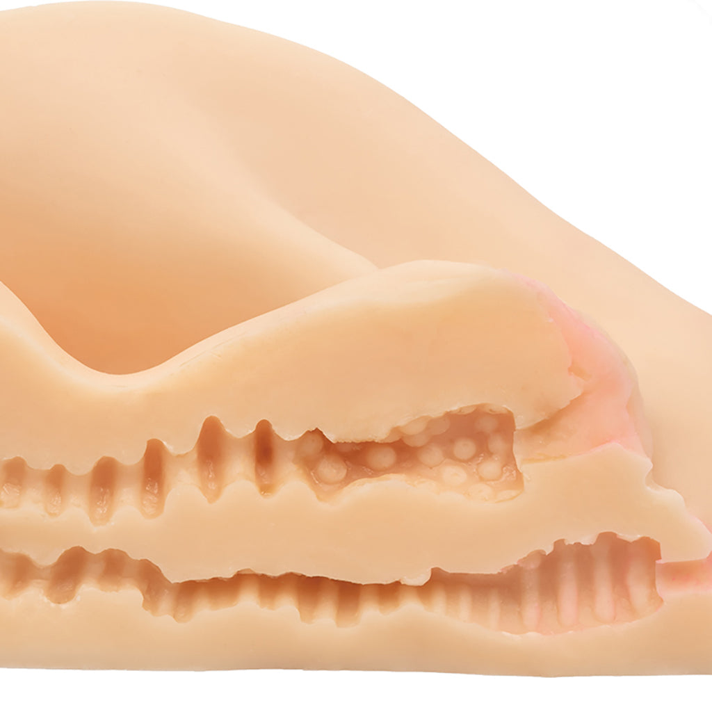 Stroke It Stroke It Life-Size Pussy Masturbator in Light - Male Masturbators - HoneyHugs Canada (View 4)