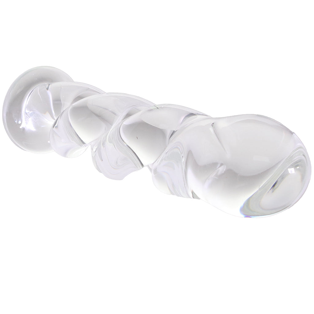 Clarity Seraphic Braid Glass Dildo
