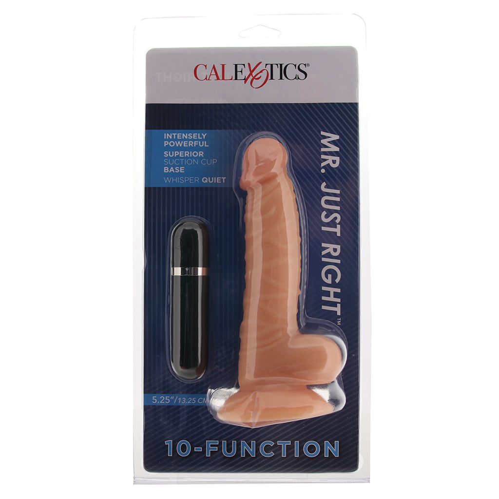 CalExotics Mr Just Right 5.25 Inch Dildo Vibe in Ivory - Vibrators - HoneyHugs Canada (View 6)