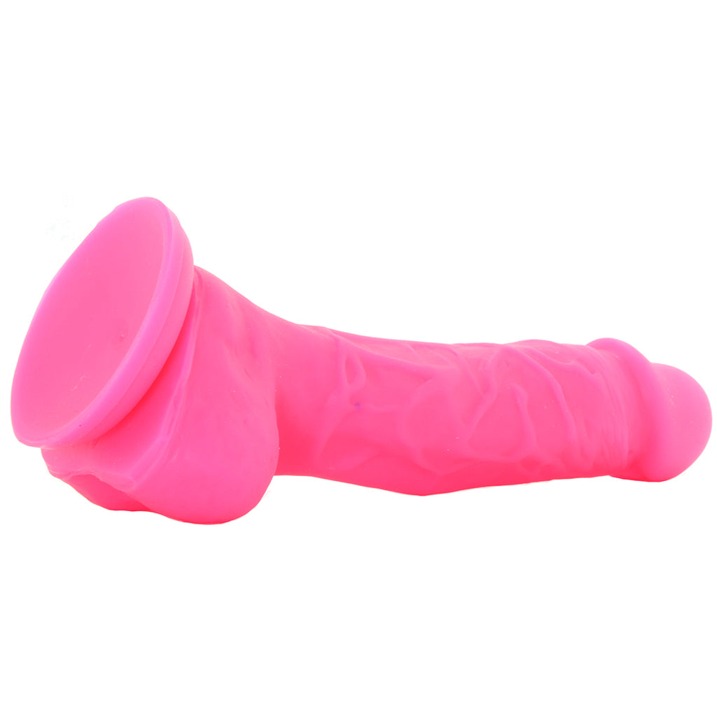 Colours 5 Inch Dual Density Silicone Dildo in Pink
