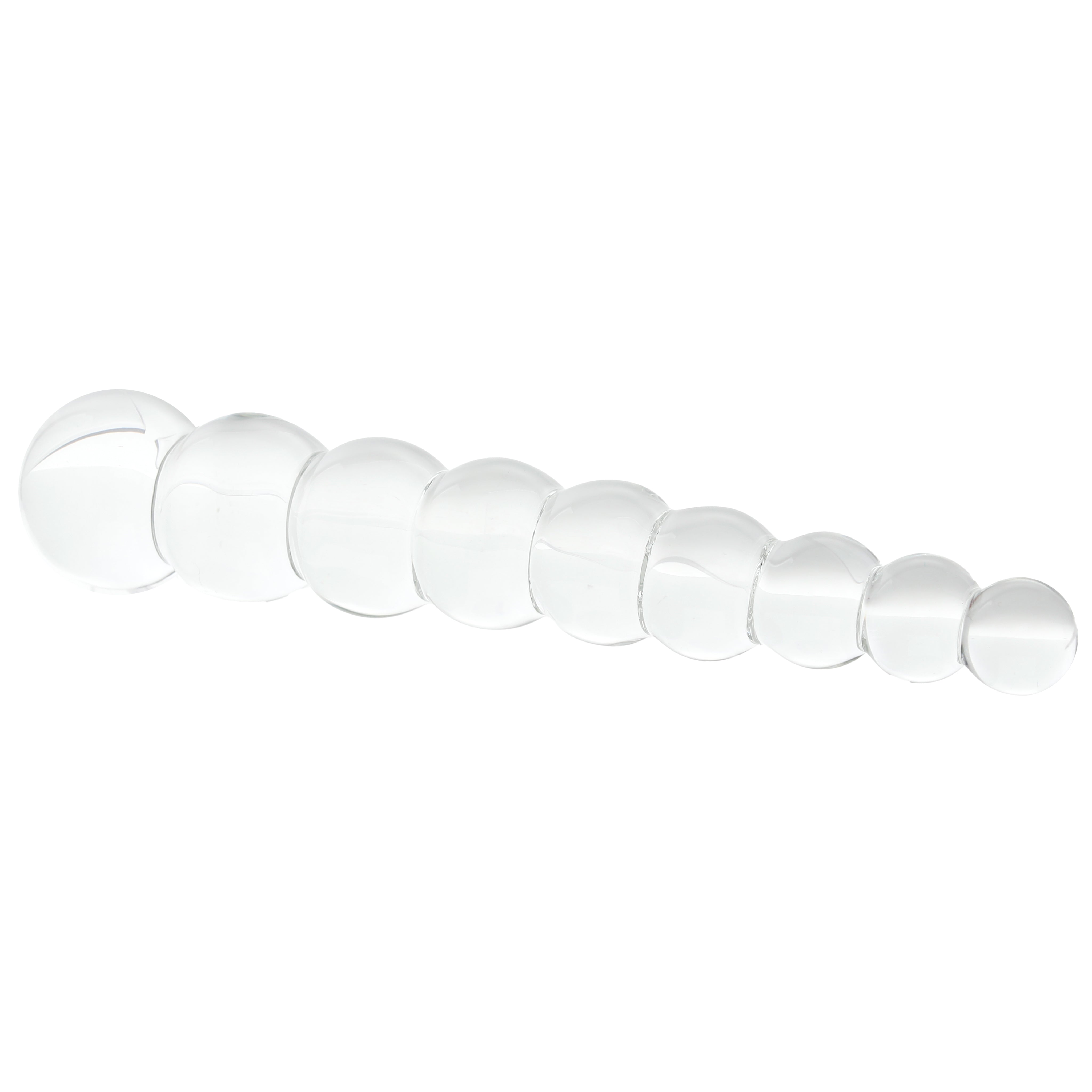 Clarity Elysian Pearls Beaded Glass Dildo