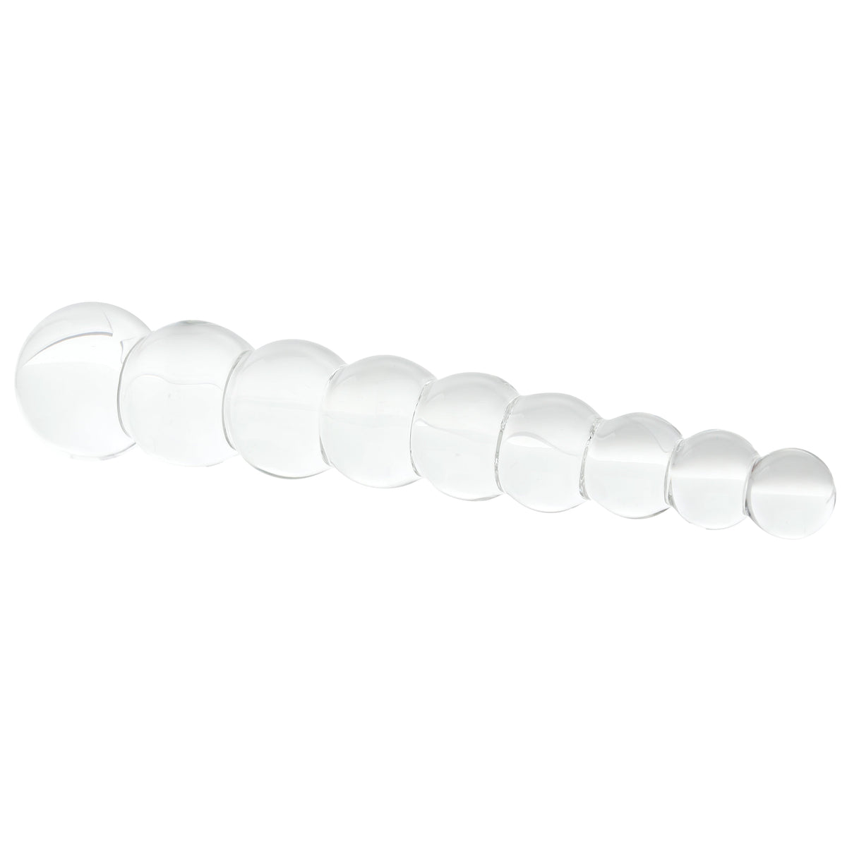 Clarity Elysian Pearls Beaded Glass Dildo