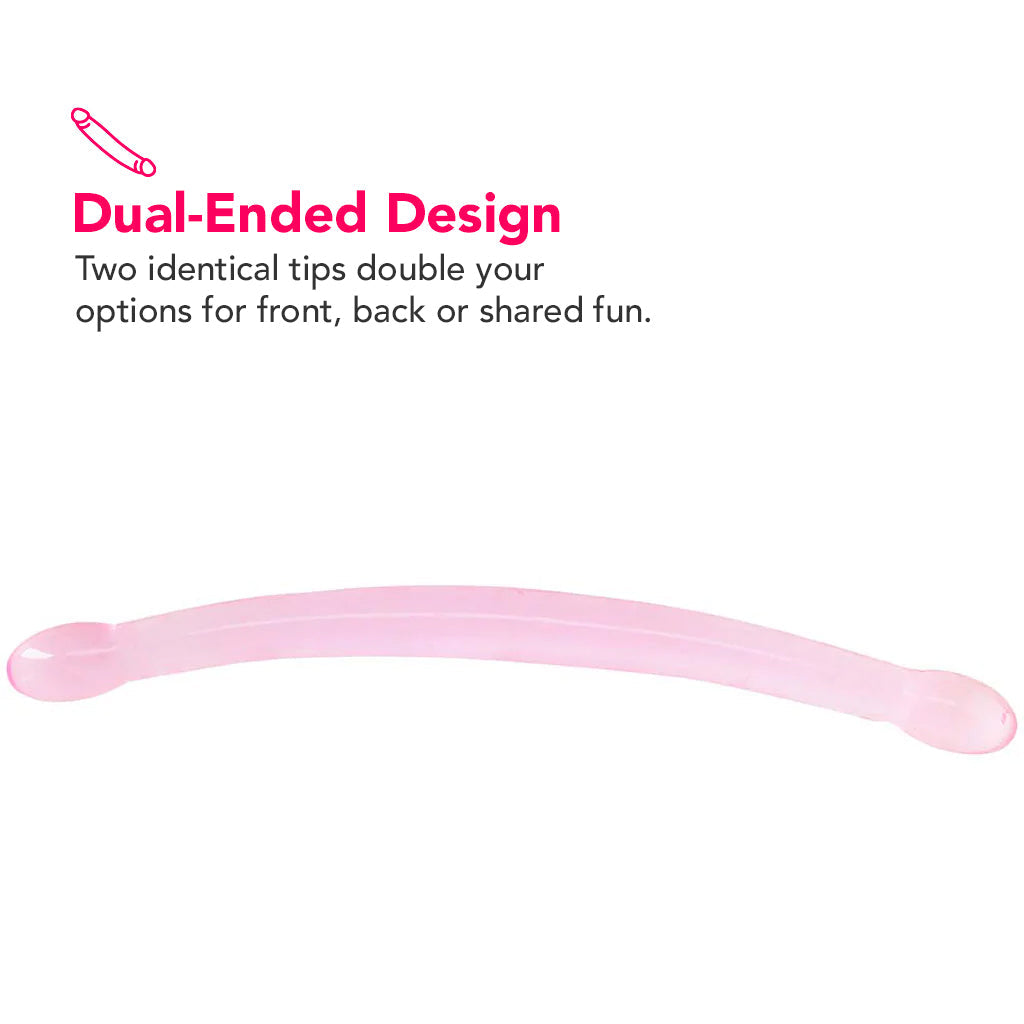 RealRock 17 Inch Double Ended Dildo in Pink