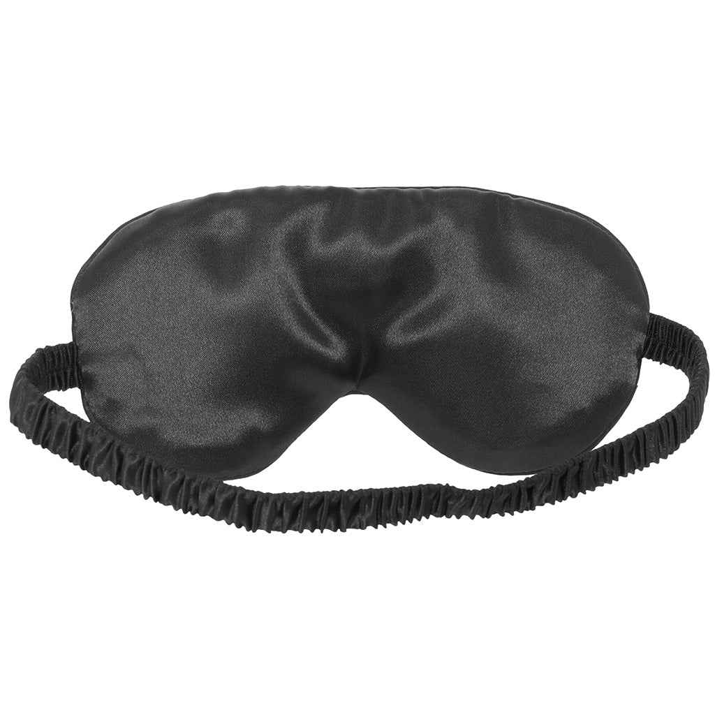 Ouch! Black Satin Blindfold – Sumptuous Silk for Intense Intimacy