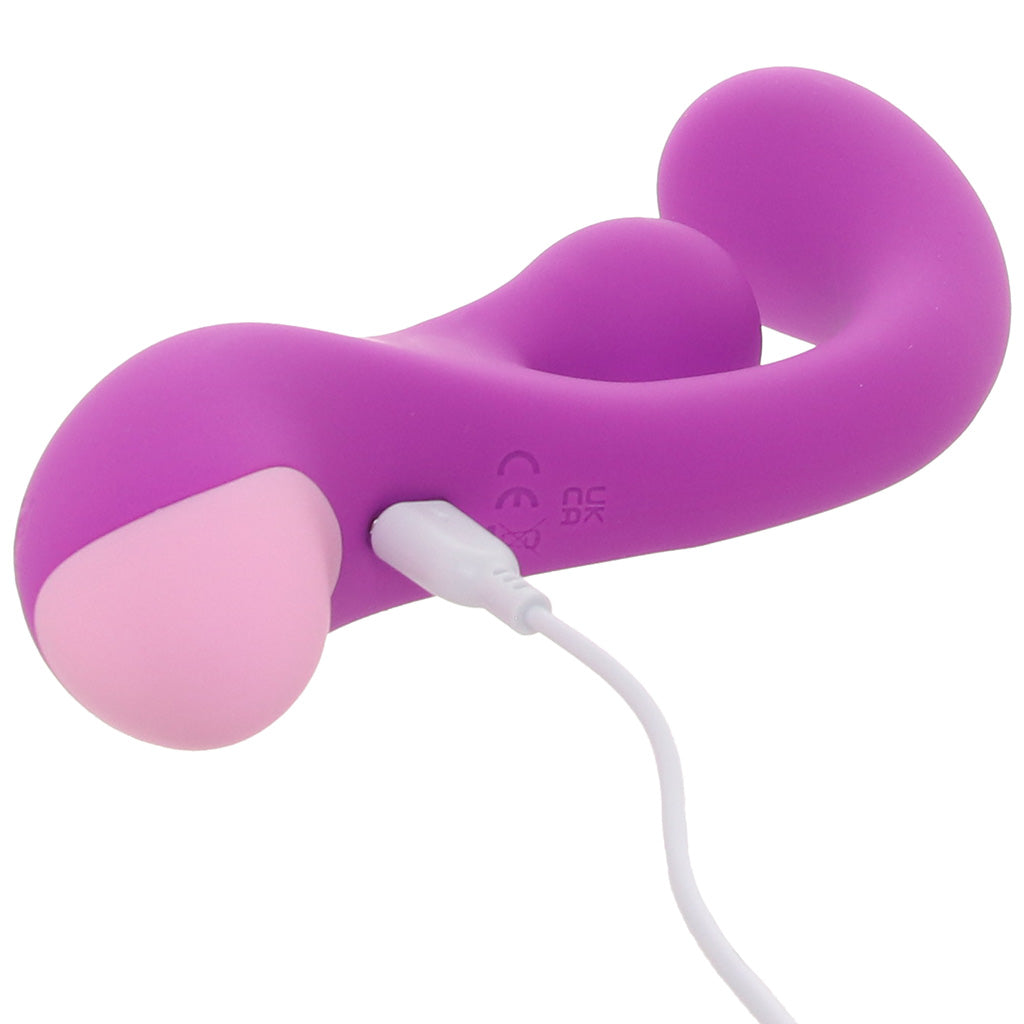 Bang! Bang! Gyro Silicone Rabbit Vibe in Purple - Vibrators - HoneyHugs Canada (View 7)
