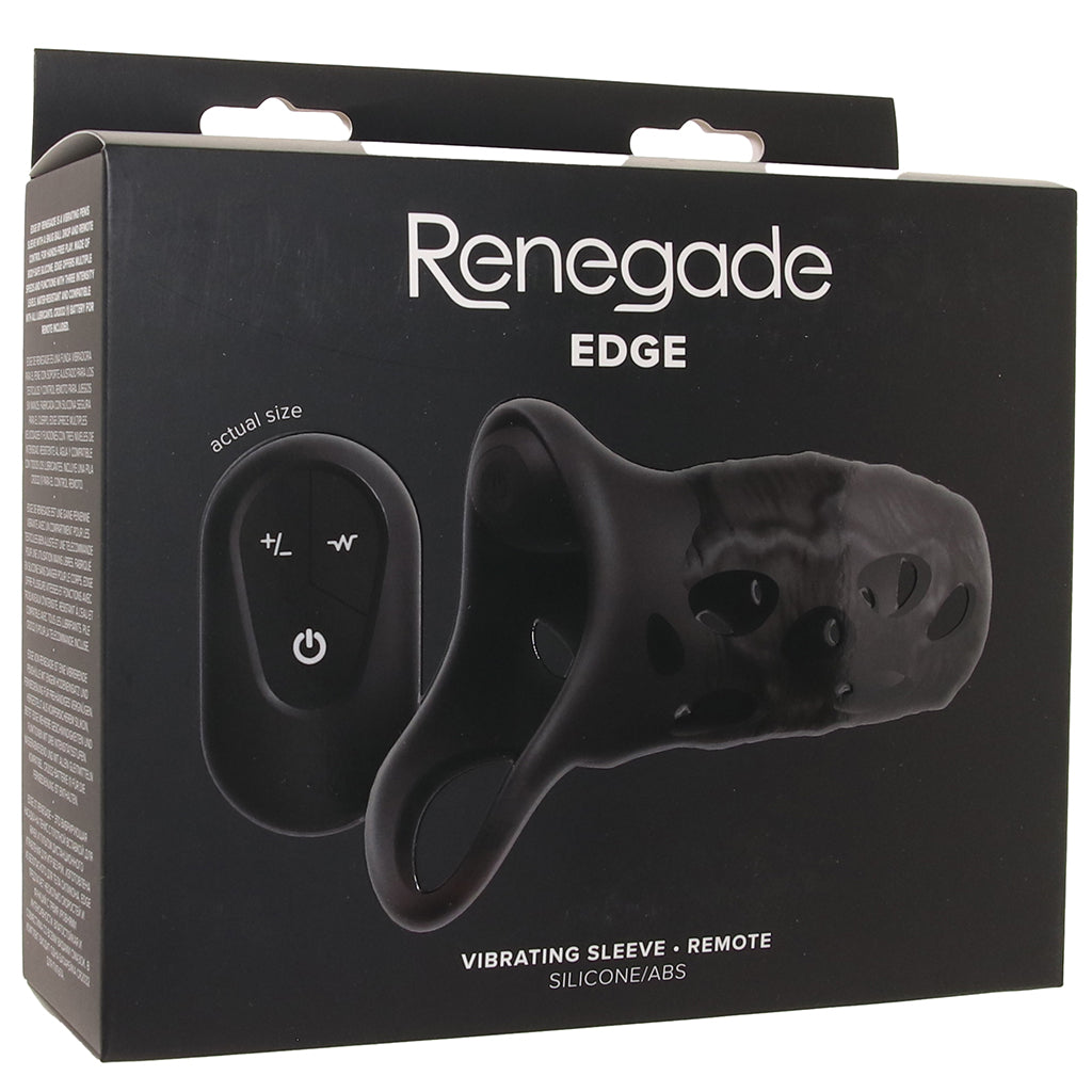 Renegade Series Renegade Edge Vibrating Sleeve with Remote - Vibrators - HoneyHugs Canada (View 9)