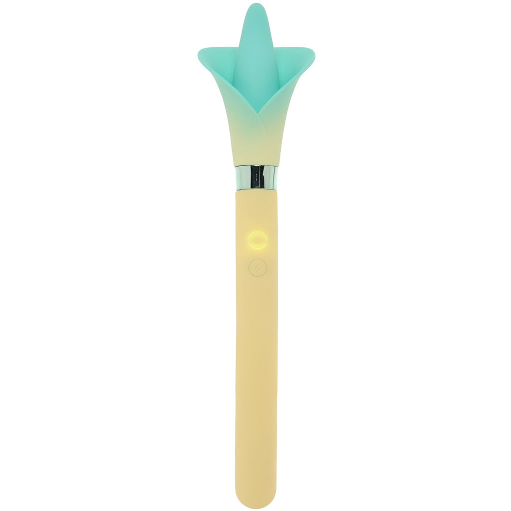 Maia Vala Fiercely Powerful Silicone Flower Vibe in Yellow - Vibrators - HoneyHugs Canada