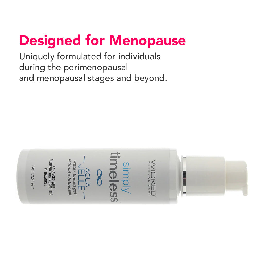 Simply Timeless for Menopause Aqua Jelle Lube 4oz/120ml