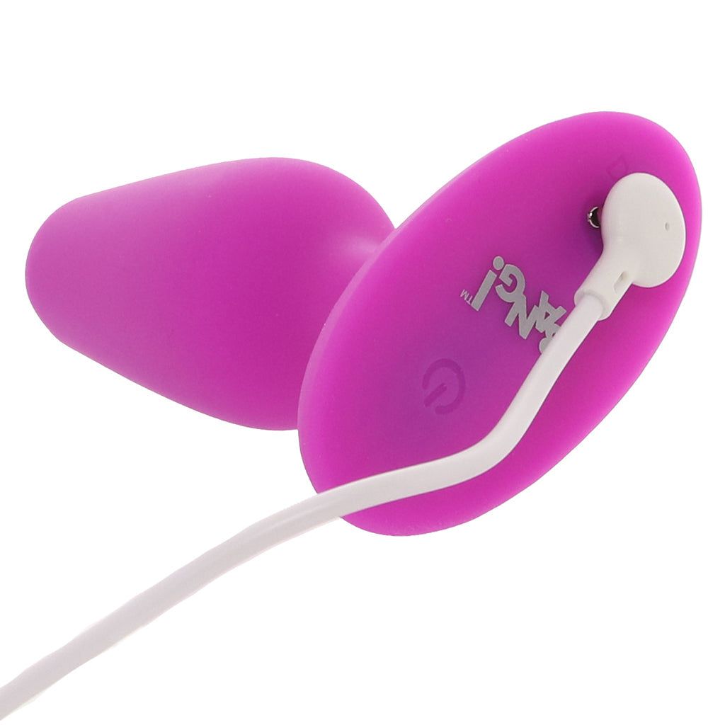 Bang! Bang! Vibrating Silicone Butt Plug in Purple - Vibrators - HoneyHugs Canada (View 7)