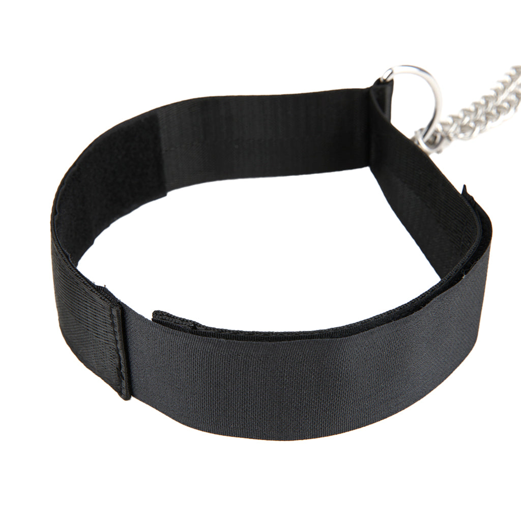Lux Fetish: Elegant Collar & Adjustable Nipple Clamps for Exquisite Control
