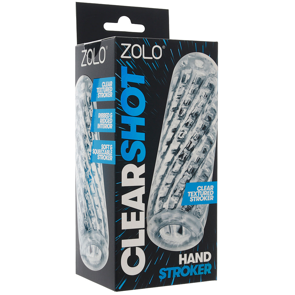 Zolo Clear Shot Textured Stroker