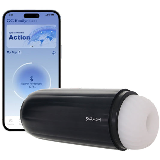 Svakom Sam Neo 2 Pro Heating, Sucking & Vibrating Masturbator - Male Masturbators - HoneyHugs Canada