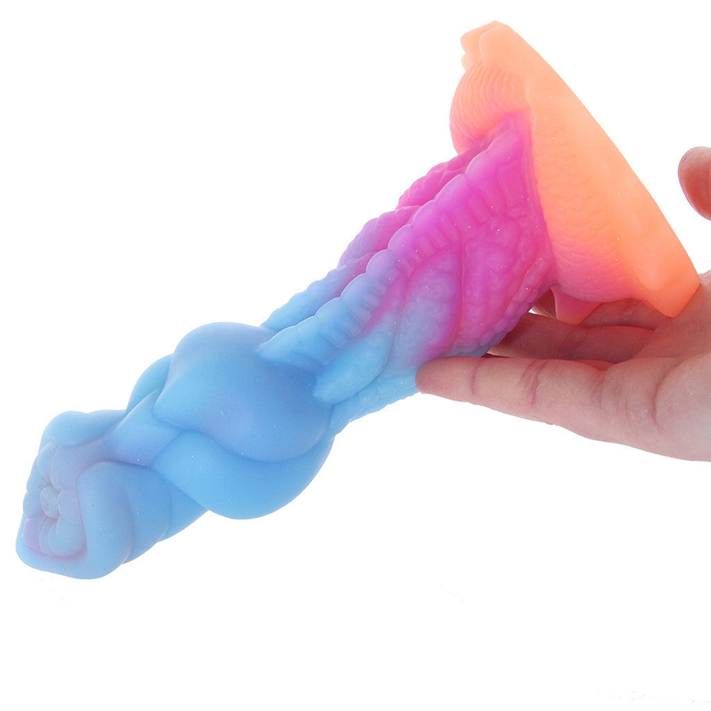 Creature Cocks Creature Cocks Aqua-Cock Glow-in-the-Dark Dildo - Vibrators - HoneyHugs Canada (View 4)