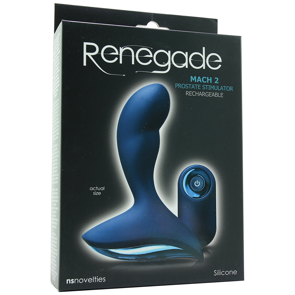 Renegade Series Renegade Mach 2 Prostate Stimulator in Blue - Vibrators - HoneyHugs Canada (View 6)