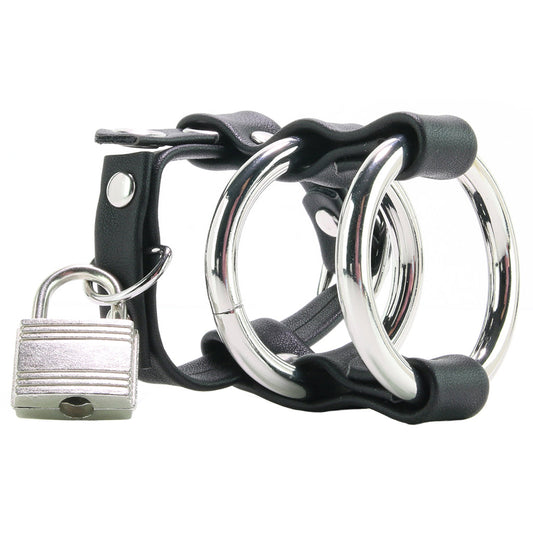 Double Metal C-Ring with Locking Ball Strap