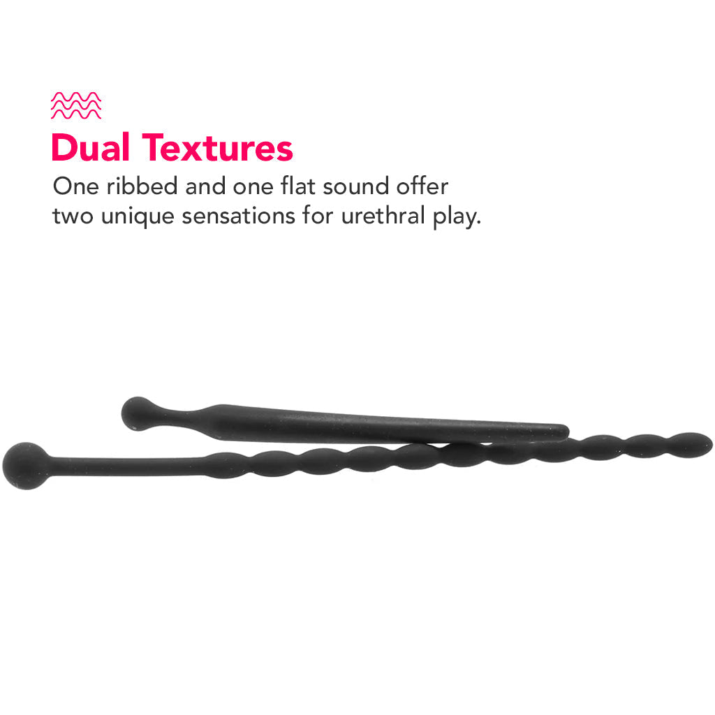 Ouch! Beginners Silicone Urethral Sounding Set - Explore Intimate Pleasure