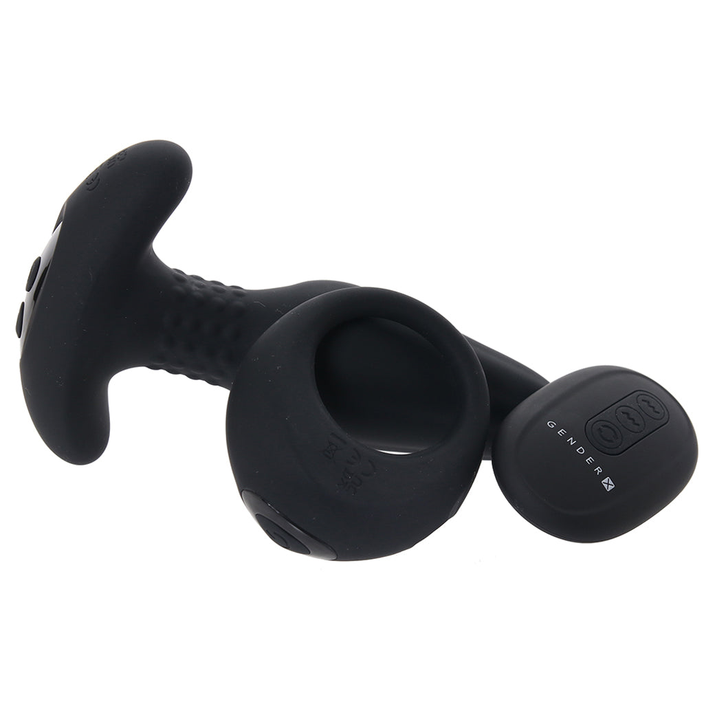 Gender X Gender X Teamwork Remote Plug and Ring Kit - Vibrators - HoneyHugs Canada (View 3)