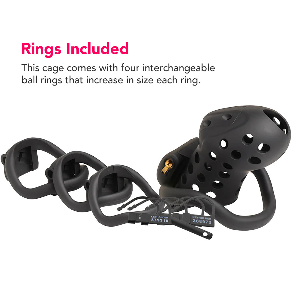 Master Series Lockdown Chastity Cage: Ultimate Surrender & Unyielding Control