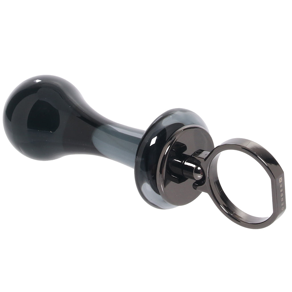 Gender X Blow Pop Glass Plug in Black