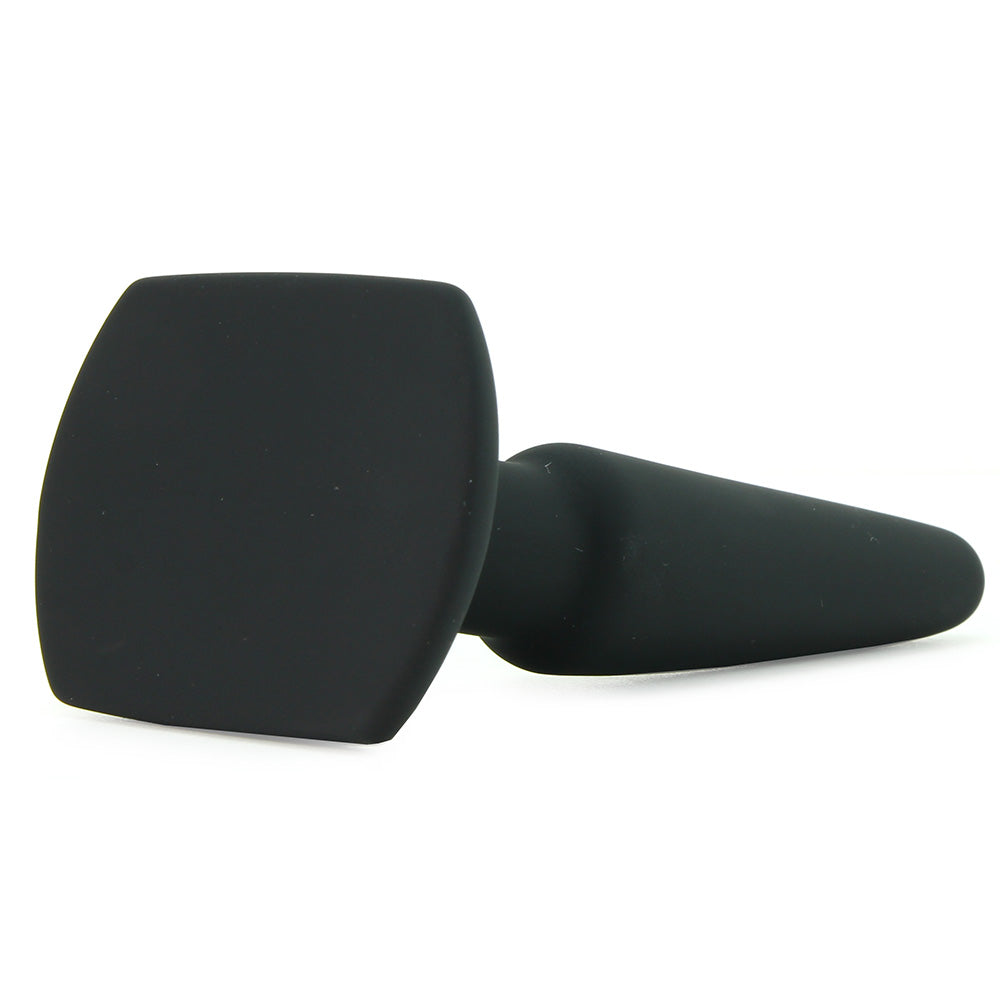 All About Anal Seamless Silicone 4 Inch Butt Plug in Black