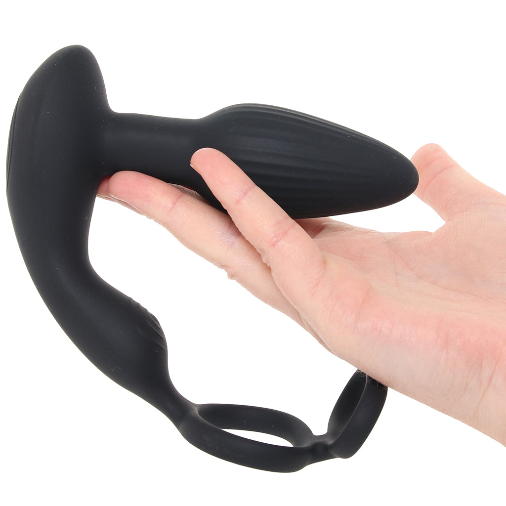 Shots Toys LEVELZ Dual Vibrating Ring and Rotating Plug - Vibrators - HoneyHugs Canada (View 4)