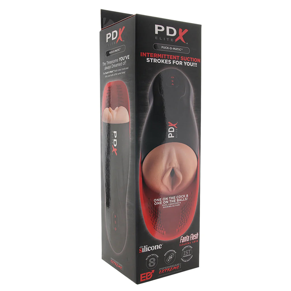 Pipedream PDX Elite F**k-O-Matic Auto Suction Stroker - Male Masturbators - HoneyHugs Canada (View 9)
