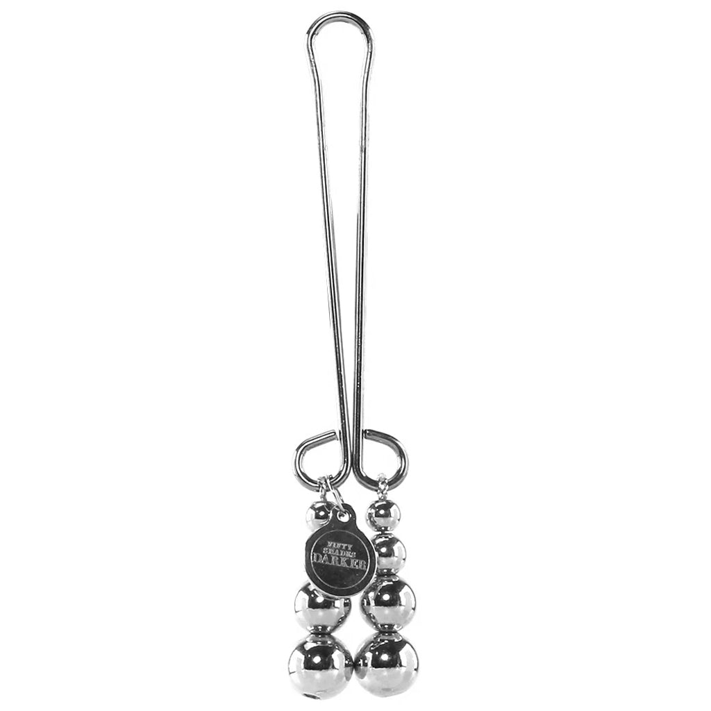 Fifty Shades Darker Just Sensation Beaded Clitoral Clamp: Exquisite Pressure & Teasing