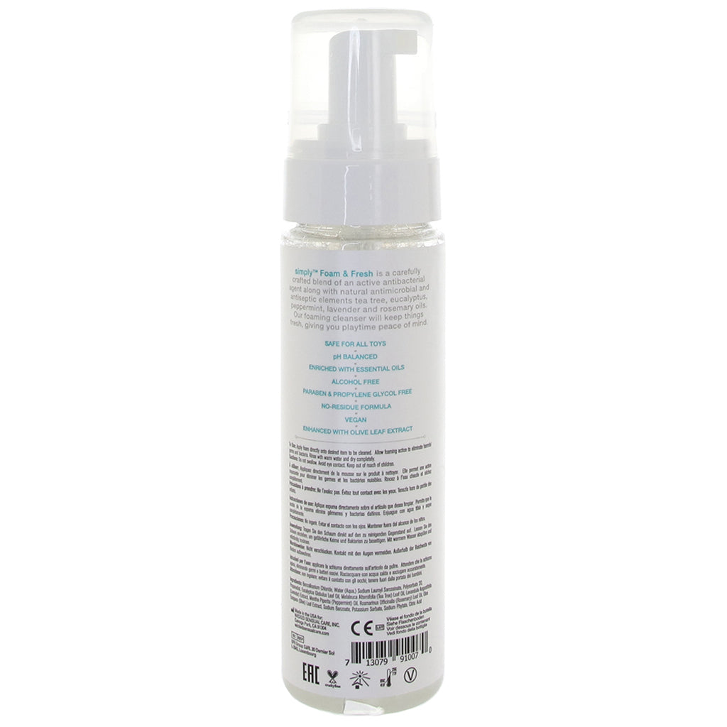Wicked Sensual Care Simply Foam N' Fresh Alcohol Free Toy Cleaner in 7oz/207ml - Vibrators - HoneyHugs Canada (View 5)