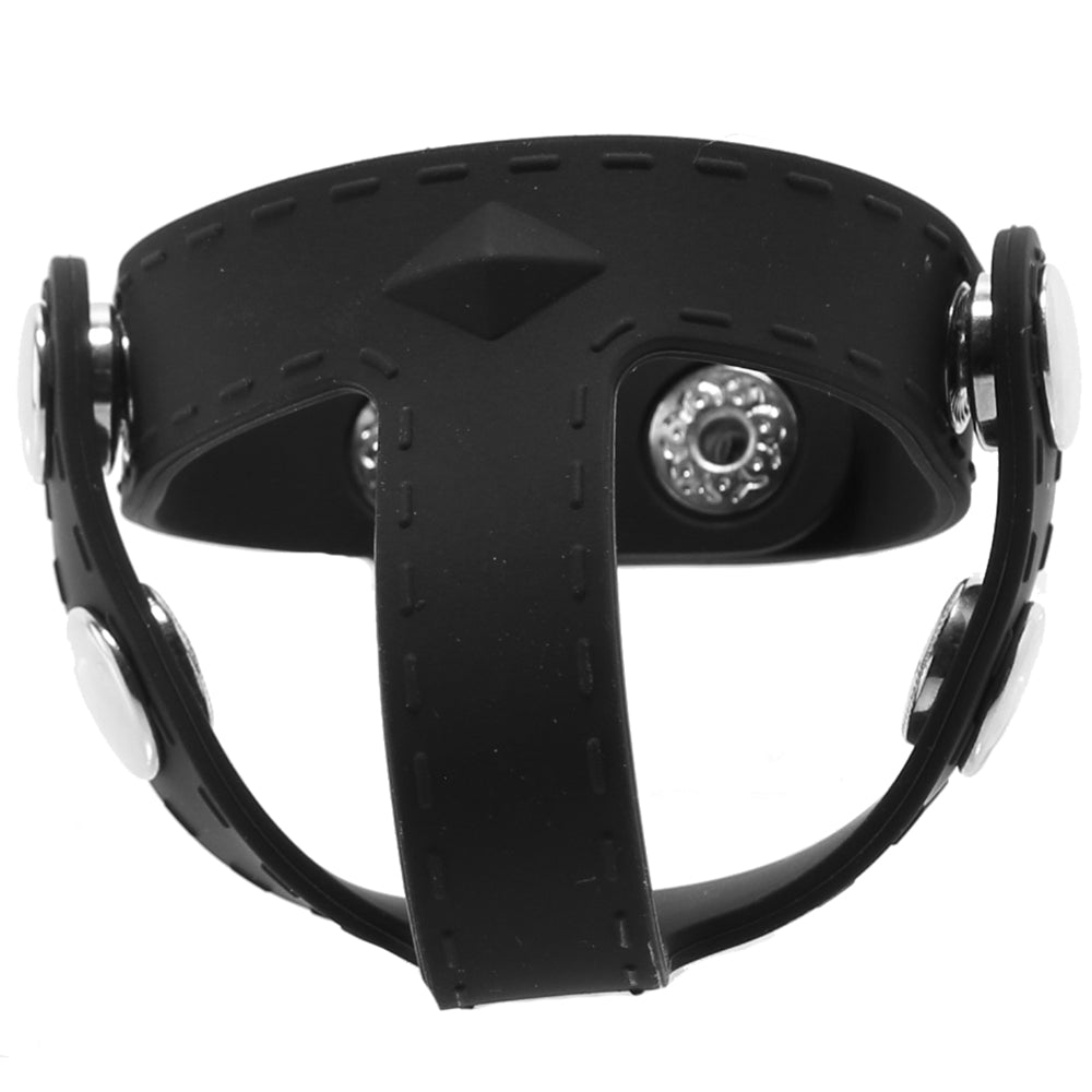 Blue Line T-Style Silicone Cock Ring: Maximize Firmness, Enhance Stamina & Intensify Orgasms