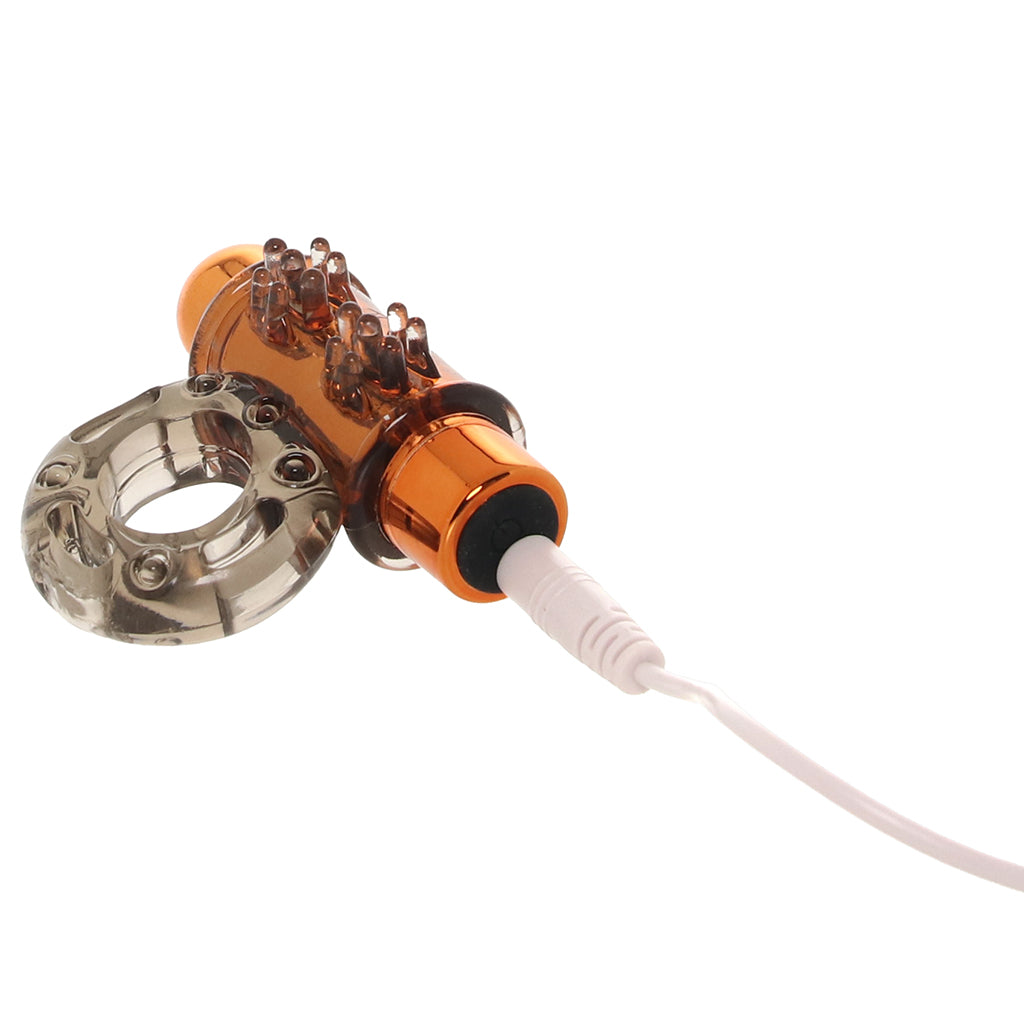 Stay Hard Double Flower Vibrating Cock Ring Set
