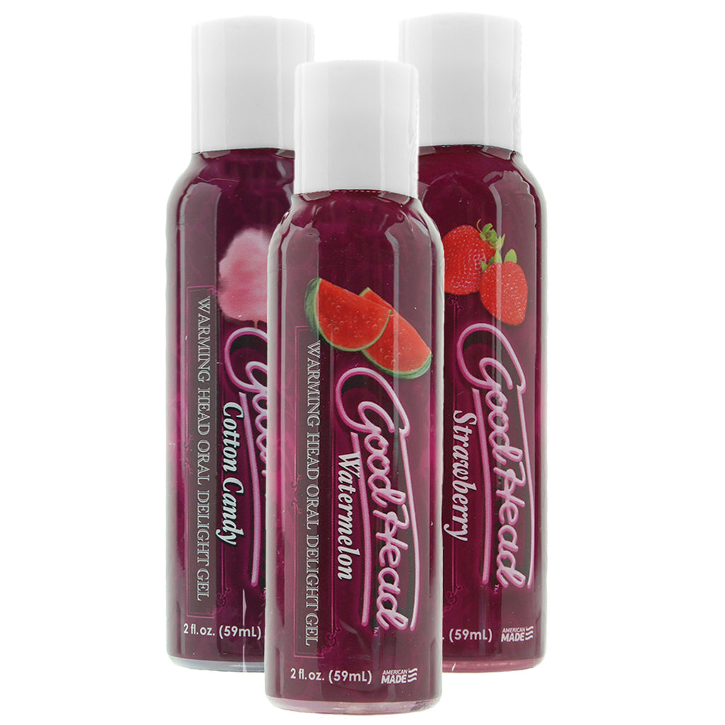 GoodHead Warming Head Oral Delight Gel 3 Pack in 2oz x 3