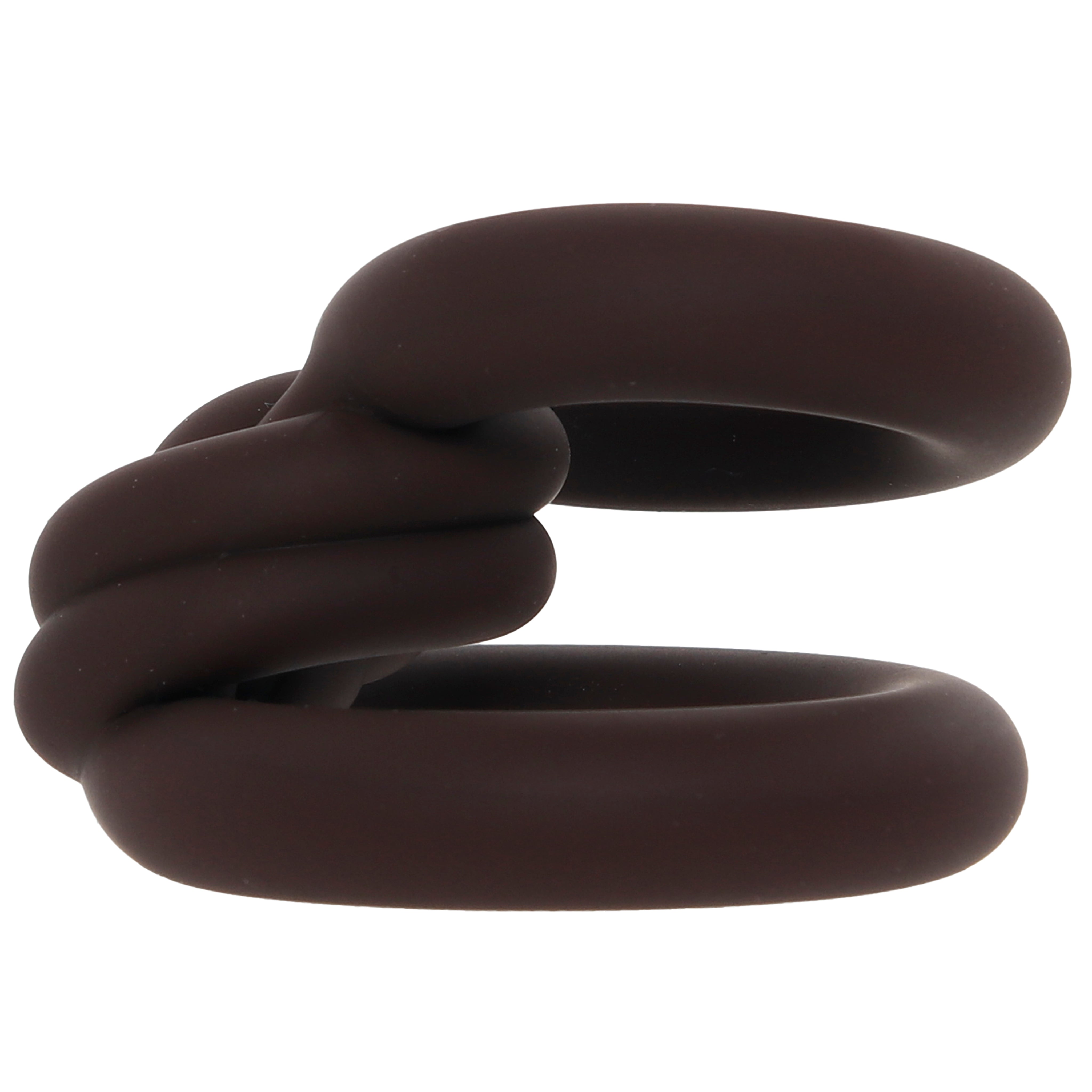 Cooper Liquid Silicone Dual Super Stretch C-Ring in Dark