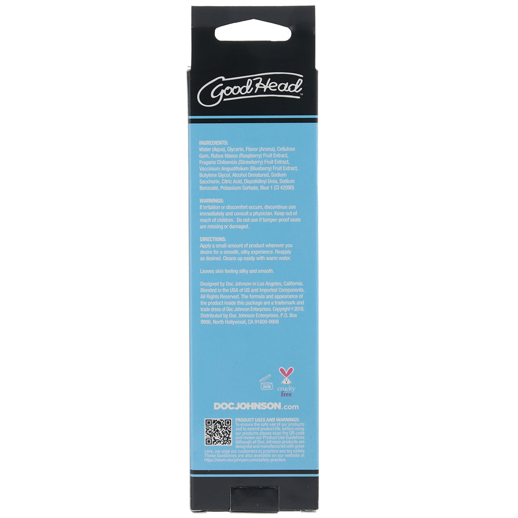 GoodHead Oral Delight Gel 4oz/113g in Cotton Candy