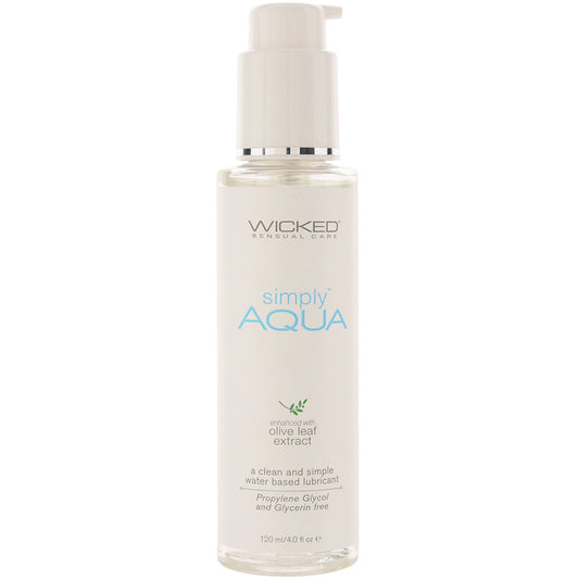 Simply Aqua Lube 4oz / 120ml