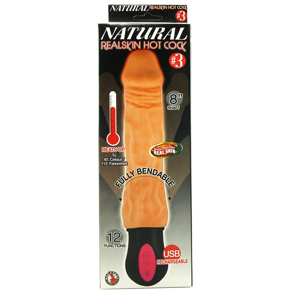 Nasstoys Natural Realskin 8 Inch Hot Cock #3 - Vibrators - HoneyHugs Canada (View 6)