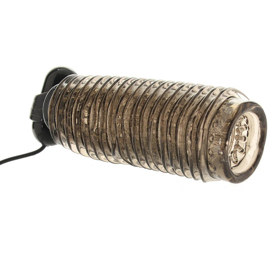 COLT Colt 10 Function Textured Vibrating Stroker in Smoke - Male Masturbators - HoneyHugs Canada