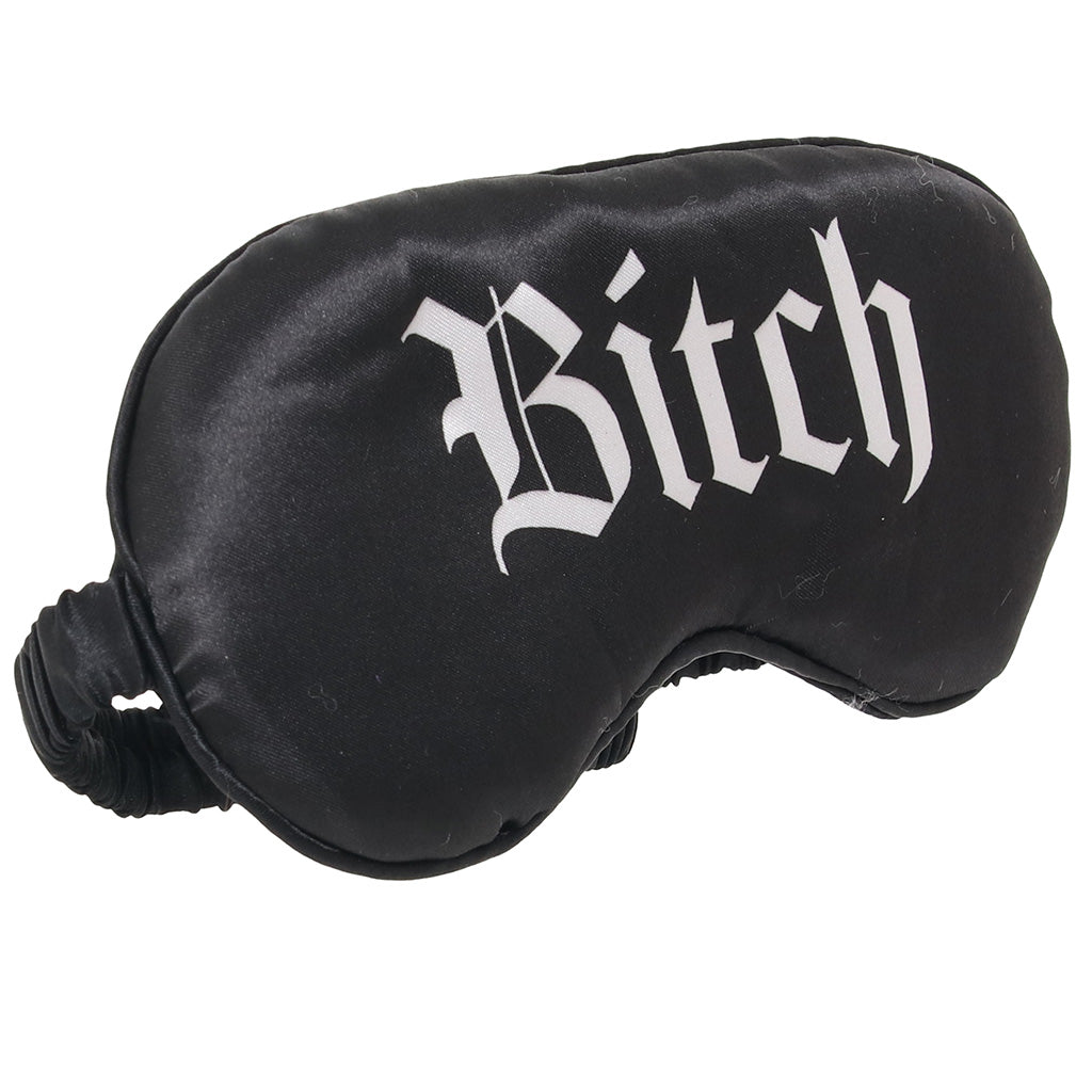 Ouch! Printed Satin Bitch Blindfold