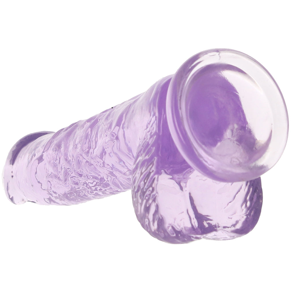 RealRock 5 Inch Realistic Ballsy Dildo in Purple