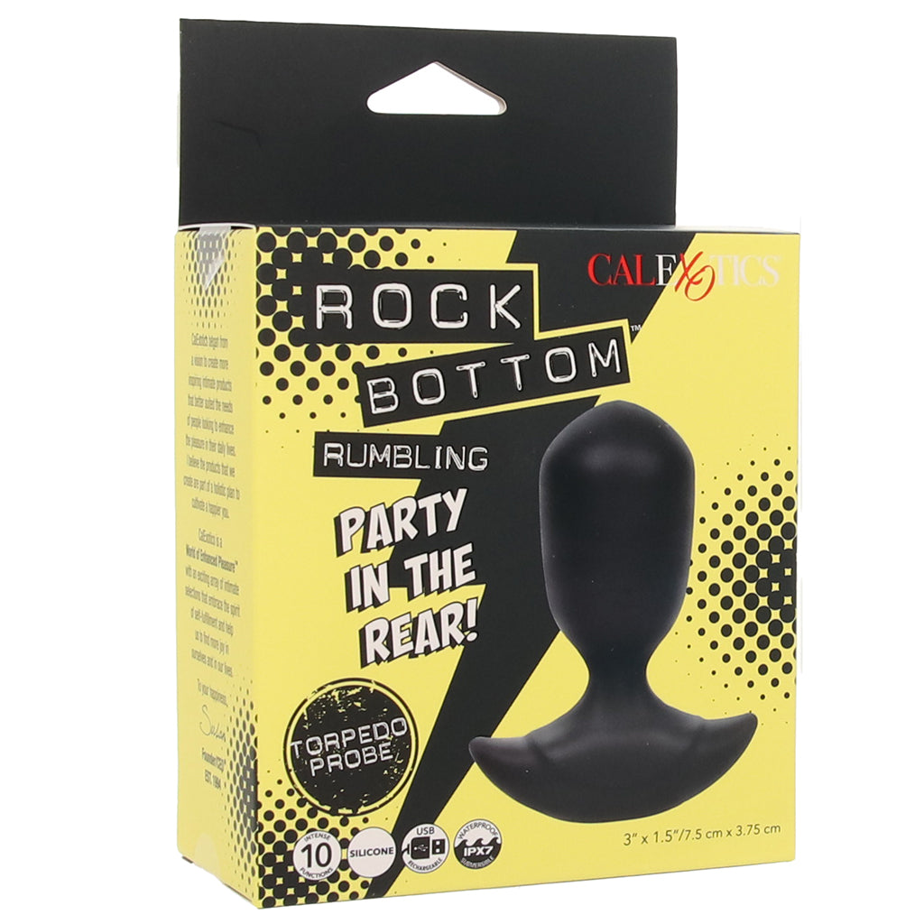 Rock Bottom Rumbling Torpedo Butt Plug