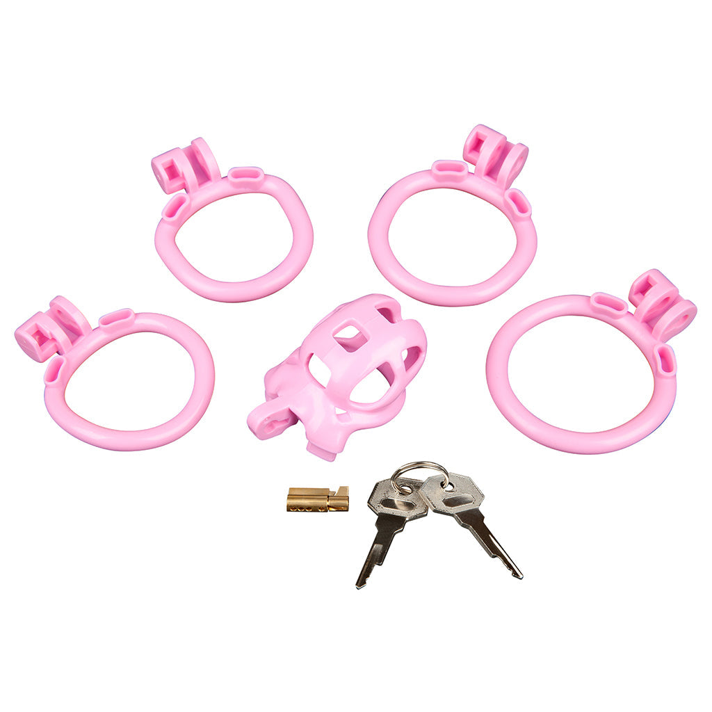 Blueline Small Pink Humiliation Prisoner Cock Cage