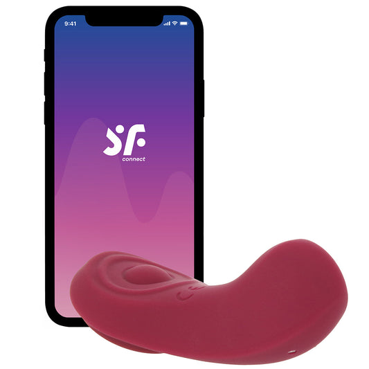 Satisfyer Satisfyer Sexy Secret Panty Vibe in Merlot - Vibrators - HoneyHugs Canada